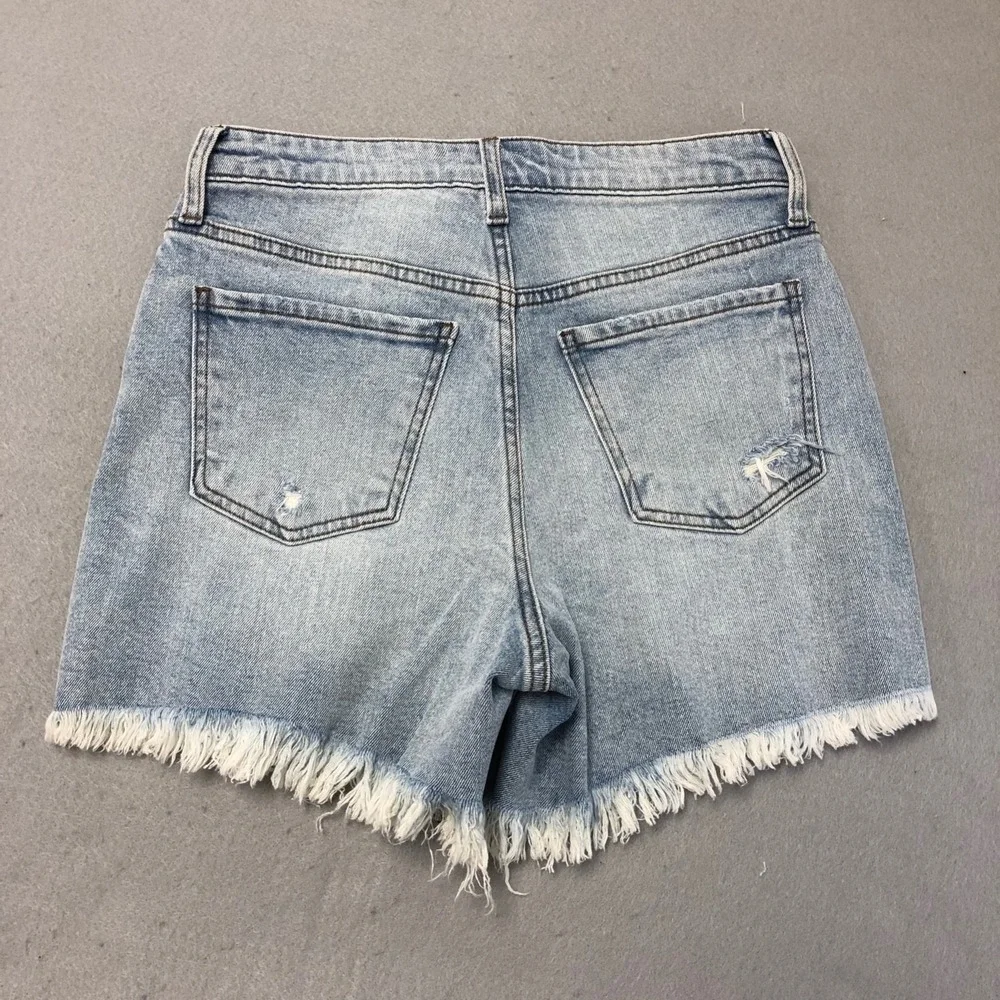 Kut From The Kloth Jane Long Short High‎ Rise Womens 0 Denim Cut Off Distressed